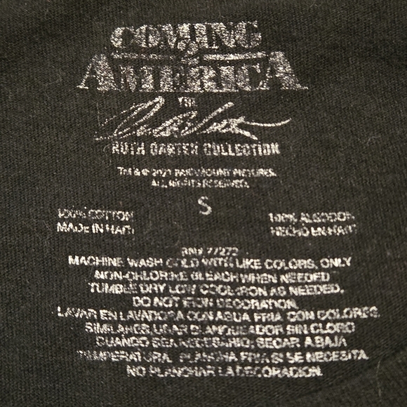 Coming to America x Ruth Carter Collaboration Long Sleeve Tee Men's Size Small - Picture 4 of 11